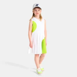 Robe Et Jupe-Jacadi Robe esprit tennis enfant fille - BLANC/VERT