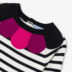 Robe Et Jupe-Jacadi Robe manches longues enfant fille - BLANC/MARINE