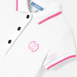Robe-Jacadi Robe polo bébé fille - BLANC/ROSE