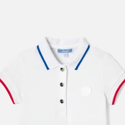 Robe-Jacadi Robe polo bébé fille - BLANC/ROUGE