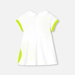 Robe-Jacadi Robe polo bébé fille - lore BLANC/MULTICO