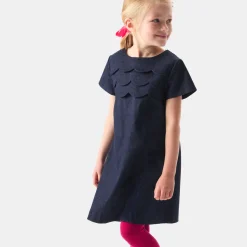 Robe Et Jupe-Jacadi Robe trapèze en jean enfant fille - DENIM FONCE