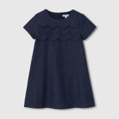 Robe Et Jupe-Jacadi Robe trapèze en jean enfant fille - DENIM FONCE