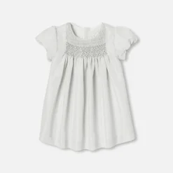 Robe-Jacadi Robes bébé fille en taffetas - ARGENT