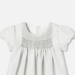 Robe-Jacadi Robes bébé fille en taffetas - ARGENT