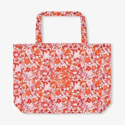 Accessoires-Jacadi Sac cabas en tissu Liberty - lore ORANGE/MULTICO