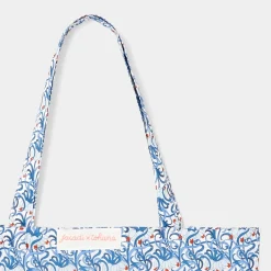 Accessoires-Jacadi Sac tissu en tissu Liberty - x Tohana - lore BLEU/MULTICO