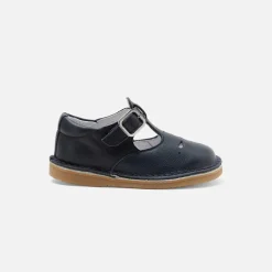 Chaussures Basses|Babies, Charles Ix, Salomés Et Ballerines-Jacadi Salomés bébé mixte en cuir lisse - marine MARINE JACADI