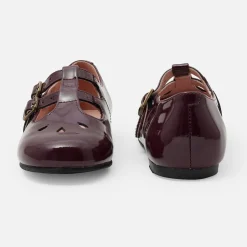 Babies, Charles Ix, Salomés Et Ballerines|Chaussures-Jacadi Salomés enfant fille en cuir verni - BORDEAUX