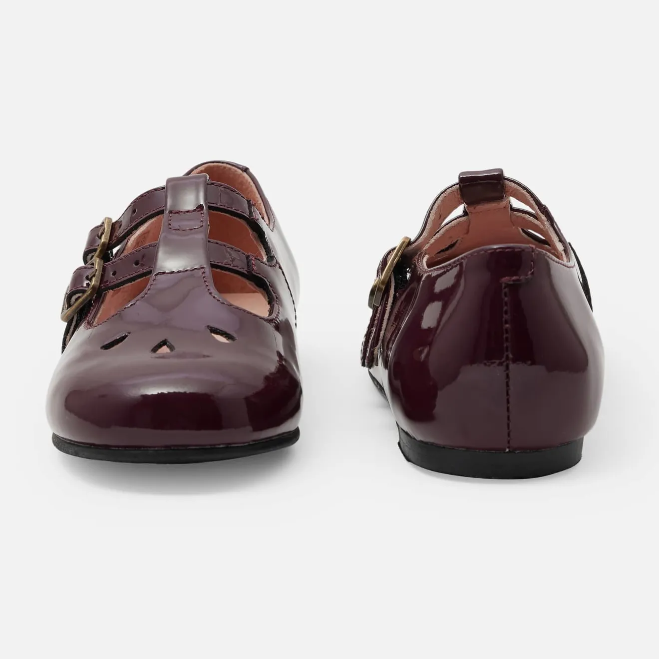 Babies, Charles Ix, Salomés Et Ballerines|Chaussures-Jacadi Salomés enfant fille en cuir verni - BORDEAUX