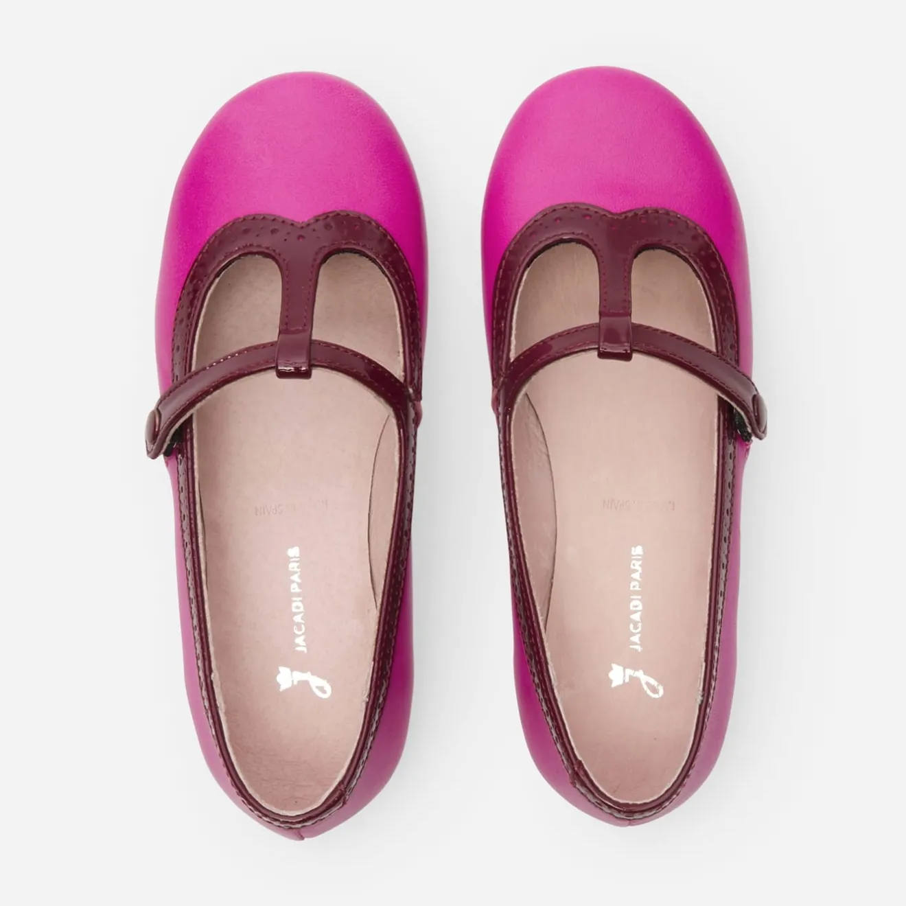 Babies, Charles Ix, Salomés Et Ballerines|Chaussures-Jacadi Salomés enfant fille en cuir - ROSE