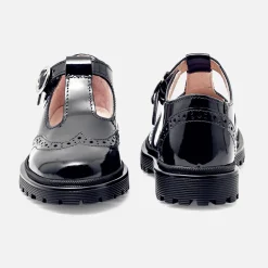 Chaussures|Derbies Et Mocassins-Jacadi Salomés enfant fille en cuir verni - marine MARINE JACADI