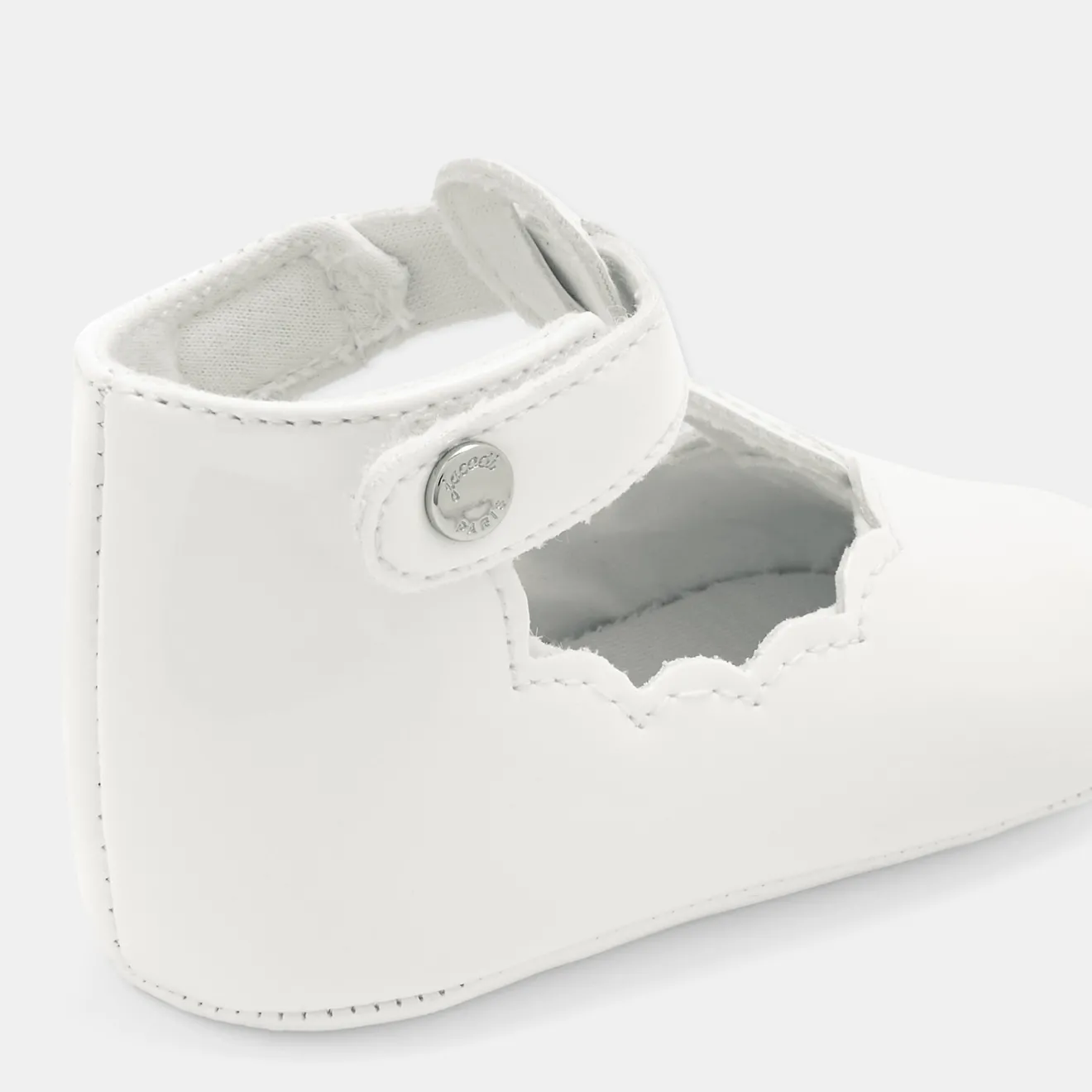 Babies, Charles Ix, Salomés Et Ballerines|Accessoires-Jacadi Salomés vernis bébé fille - blanc BLANC JACADI