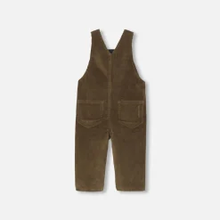 Combinaison, Salopette Et Ensemble-Jacadi Salopette bébé garçon en velours côtelé - BRONZE