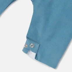 Combinaison, Barboteuse Et Ensemble-Jacadi Salopette bébé garçon en velours - BALTIQUE