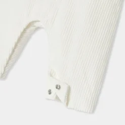 Combinaison, Barboteuse Et Ensemble-Jacadi Salopette bébé garçon en velours - blanc doux BLANC DOUX JACADI