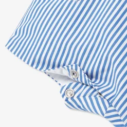 Combinaison, Barboteuse Et Ensemble-Jacadi Salopette courte bébé garçon - BLANC/BLEU