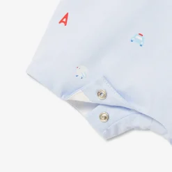 Combinaison, Barboteuse Et Ensemble-Jacadi Salopette courte bébé garçon - lore BLEU/MULTICO