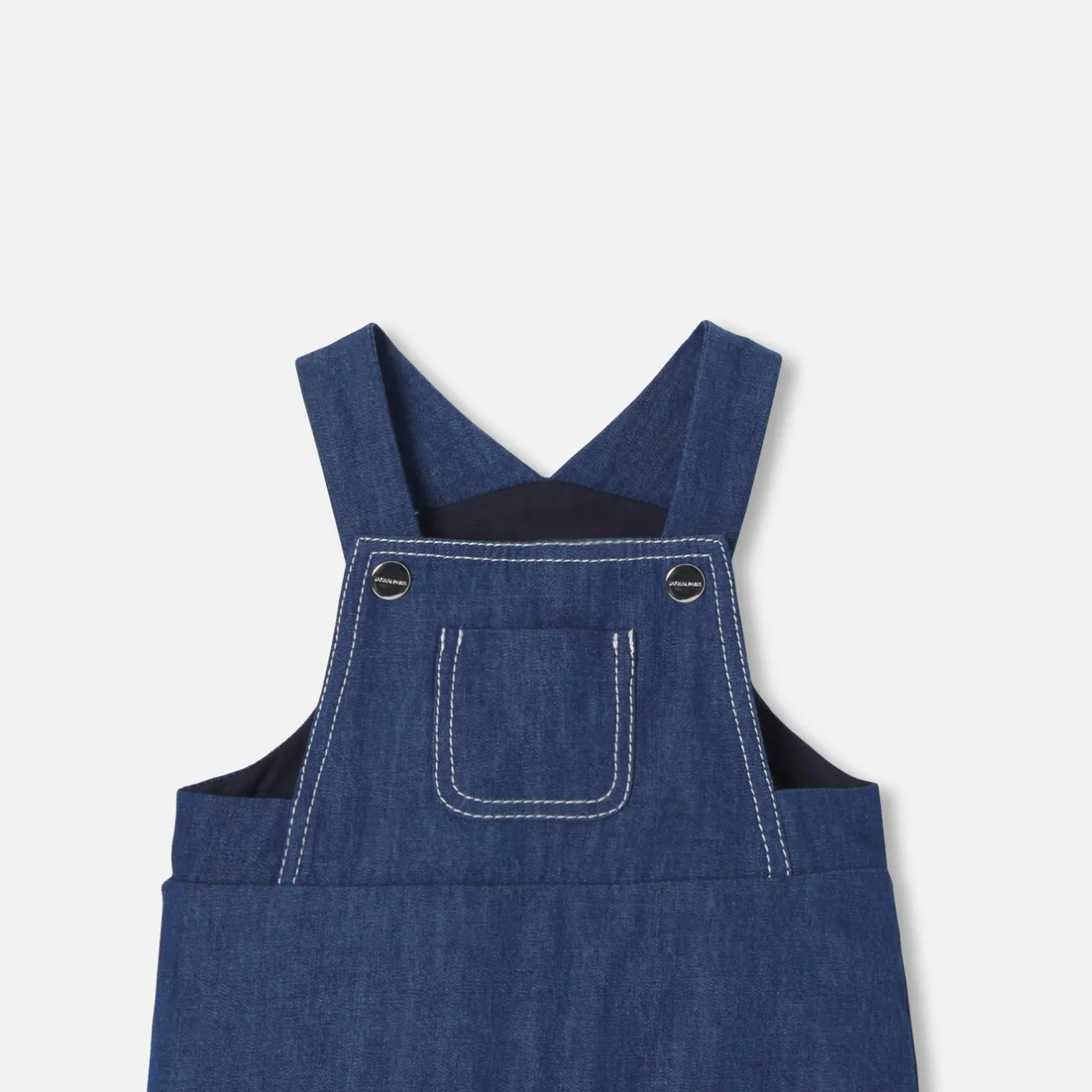 Combinaison, Barboteuse Et Ensemble-Jacadi Salopette en jean bébé garçon - DENIM FONCE
