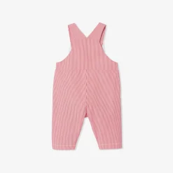 Combinaison, Barboteuse Et Ensemble-Jacadi Salopette longue bébé - BLANC/ROUGE