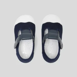 Nu-Pieds|Tennis En Toiles-Jacadi Sandales bébé en toile - marine MARINE JACADI
