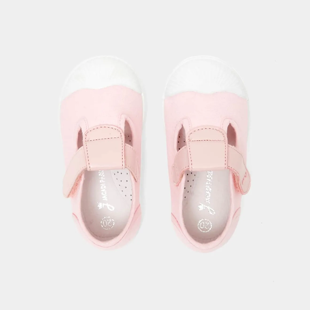 Chaussures En Toiles|Sandales Et Nu-Pieds-Jacadi Sandales en toile bébé fille - ROSE