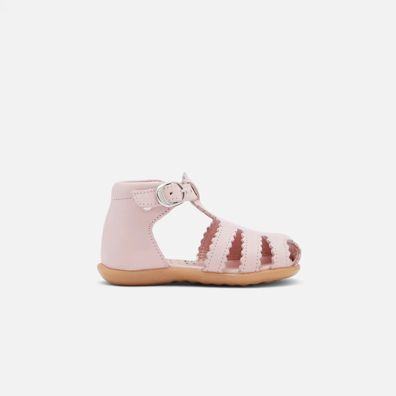 Sandales Et Nu-Pieds|Chaussures-Jacadi Sandales premiers pas bébé fille - ROSE