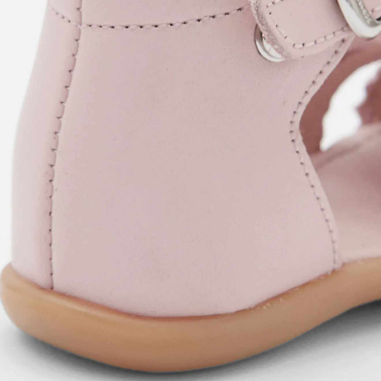 Sandales Et Nu-Pieds|Chaussures-Jacadi Sandales premiers pas bébé fille - ROSE