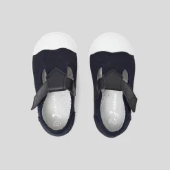 Nu-Pieds|Tennis En Toiles-Jacadi Sandalettes bébé garçon en toile - marine MARINE JACADI
