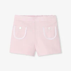 Pantalon Et Short-Jacadi Short bébé fille en piqué alvéolé - rose poudre ROSE POUDRE JACADI