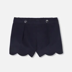 Pantalon Et Short-Jacadi Short bébé fille en velours - marine MARINE JACADI