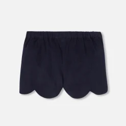 Pantalon Et Short-Jacadi Short bébé fille en velours - marine MARINE JACADI