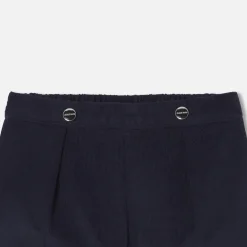 Pantalon Et Short-Jacadi Short bébé fille en velours - marine MARINE JACADI