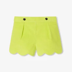 Pantalon Et Short-Jacadi Short bébé fille en velours - LIME