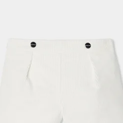 Pantalon Et Short-Jacadi Short bébé fille en velours - blanc doux BLANC DOUX JACADI