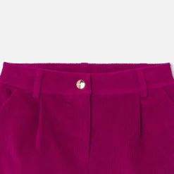 Short Et Combi-Short-Jacadi Short en velours côtelé enfant fille - VIOLINE