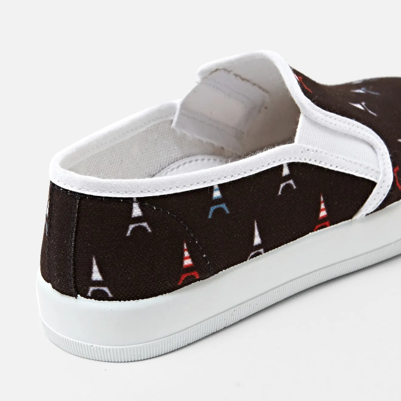 Tennis En Toiles|Baskets Et Tennis-Jacadi Slip-on enfant garçon - lore MARINE/MULTICO