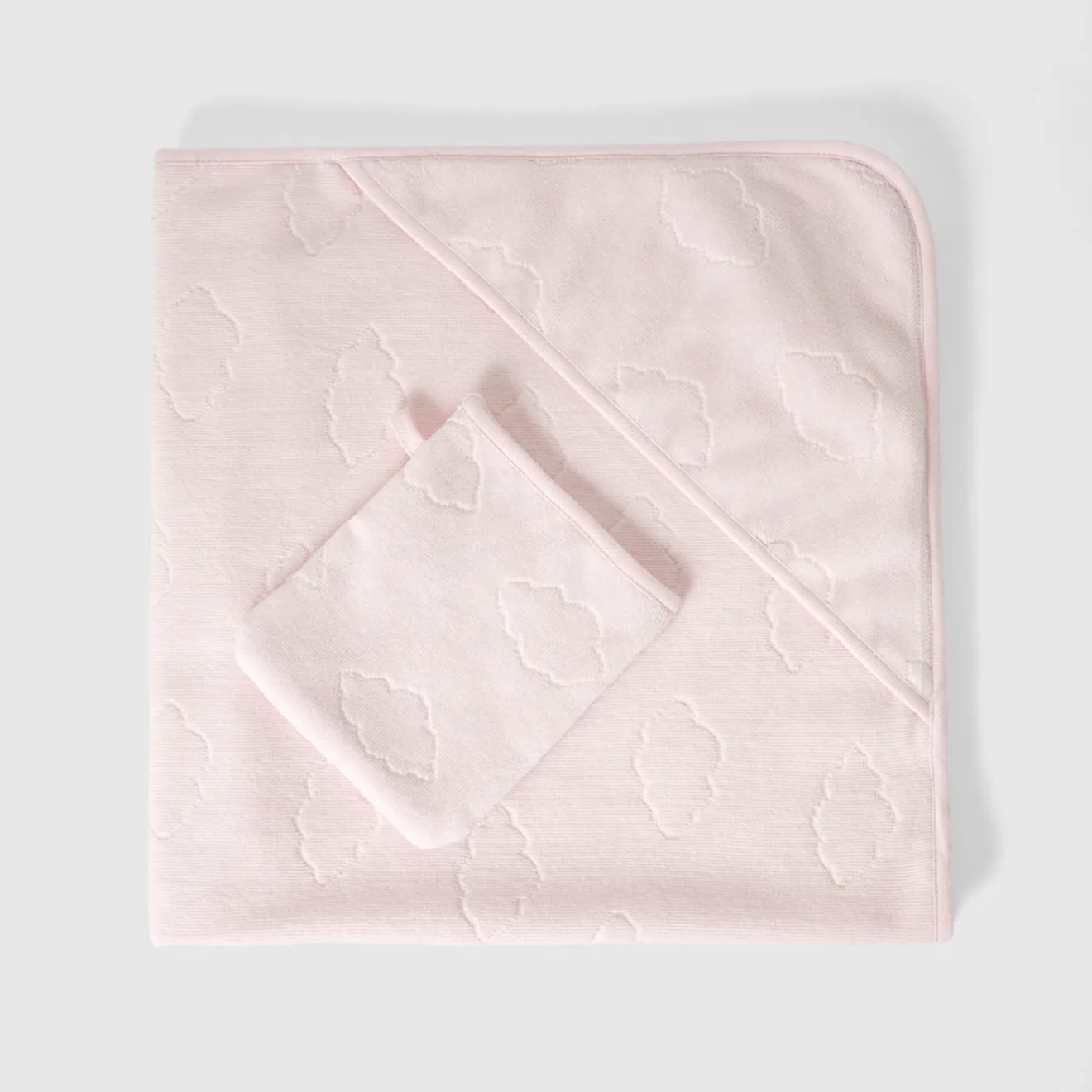 Sorties De Bain Et Peignoirs-Jacadi Sortie de bain bébé - rose pale ROSE PALE JACADI