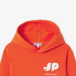 Pull, Sweat Et Cardigan-Jacadi Sweat à capuche enfant - MANDARINE