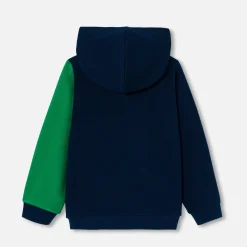 Pull, Sweat Et Cardigan-Jacadi Sweat à capuche enfant garçon - MARINE/VERT
