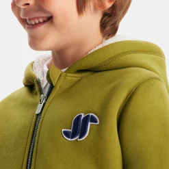 Pull, Sweat Et Cardigan-Jacadi Sweat à capuche enfant garçon - VERT LICHEN