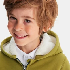 Pull, Sweat Et Cardigan-Jacadi Sweat à capuche enfant garçon - VERT LICHEN