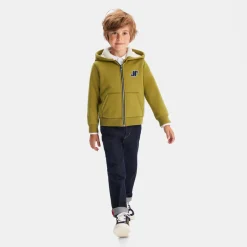 Pull, Sweat Et Cardigan-Jacadi Sweat à capuche enfant garçon - VERT LICHEN