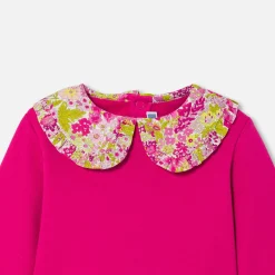 Pull, Sweat Et Cardigan-Jacadi Sweat bébé fille en molleton - FRAMBOISE