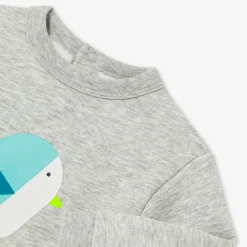 Pull, Sweat Et Cardigan-Jacadi Sweat bébé garçon doublé en sherpa - gris chine clair GRIS CHINE CLAIR JACADI