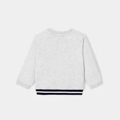 Pull, Sweat Et Cardigan-Jacadi Sweat bébé garçon en molleton - gris chine clair GRIS CHINE CLAIR JACADI