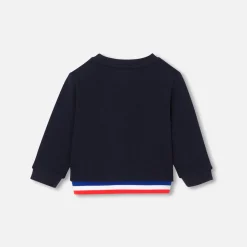 Pull, Sweat Et Cardigan-Jacadi Sweat bébé garçon en molleton - marine MARINE JACADI