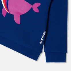 Pull, Sweat Et Cardigan-Jacadi Sweat bébé garçon en molleton - BLEU FONCE