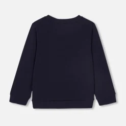 Pull, Sweat Et Cardigan-Jacadi Sweat enfant en interlock - marine MARINE JACADI