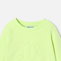 Pull, Sweat Et Cardigan-Jacadi Sweat enfant fille en maille piquée - VERT ANIS